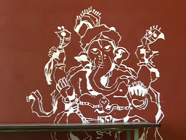 ​ಚಿತ್ರಕಲಾ ಕಲಾವಿದರಿಂದ ಅನಾವರಣಗೊಂಡ ಹಸೆಯ ಚಿತ್ತಾರ